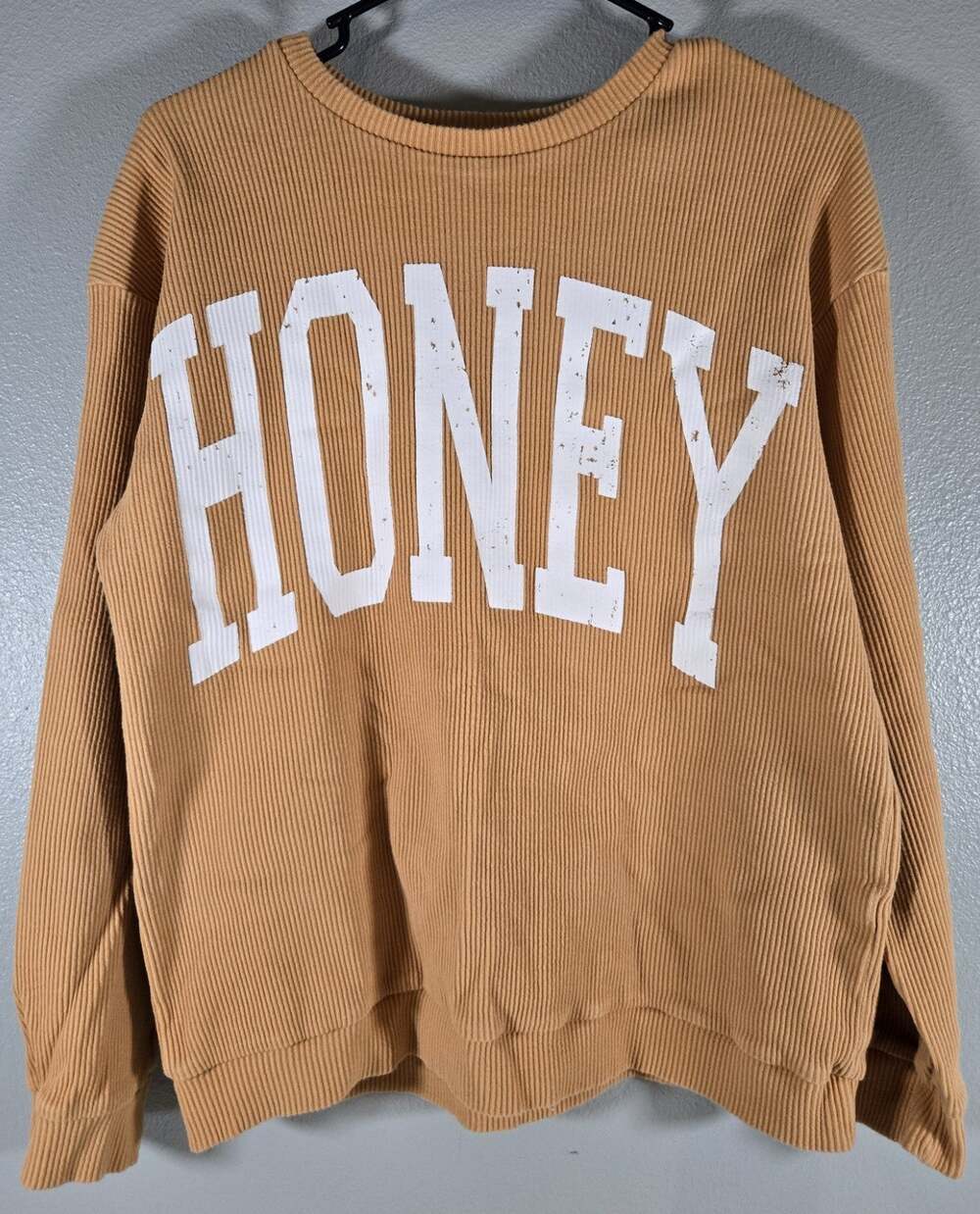 Yellow Rose Women's Mustard Honey Ribbed Top Size M